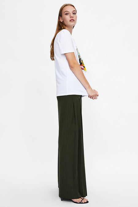 Buckle wrap skirt